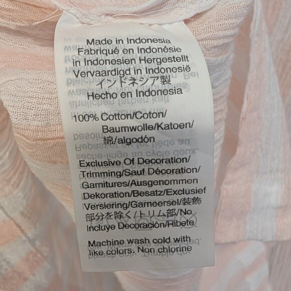 J. by J.Crew Tunic Coverup Mixed Print Pink Cherry Swim Beach Lounge - Size S - Picture 6 of 6